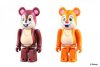 Bearbrick  Chip & Dale Medicom Bearbrick 2 Pack New Disney